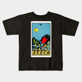 Card #43 - Eight Of Cups - Rider Waite Smith Tarot Kids T-Shirt